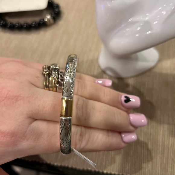 Brighton Venezia 2-Tone Bangle one size please read NWT ♥️ - Picture 3 of 7